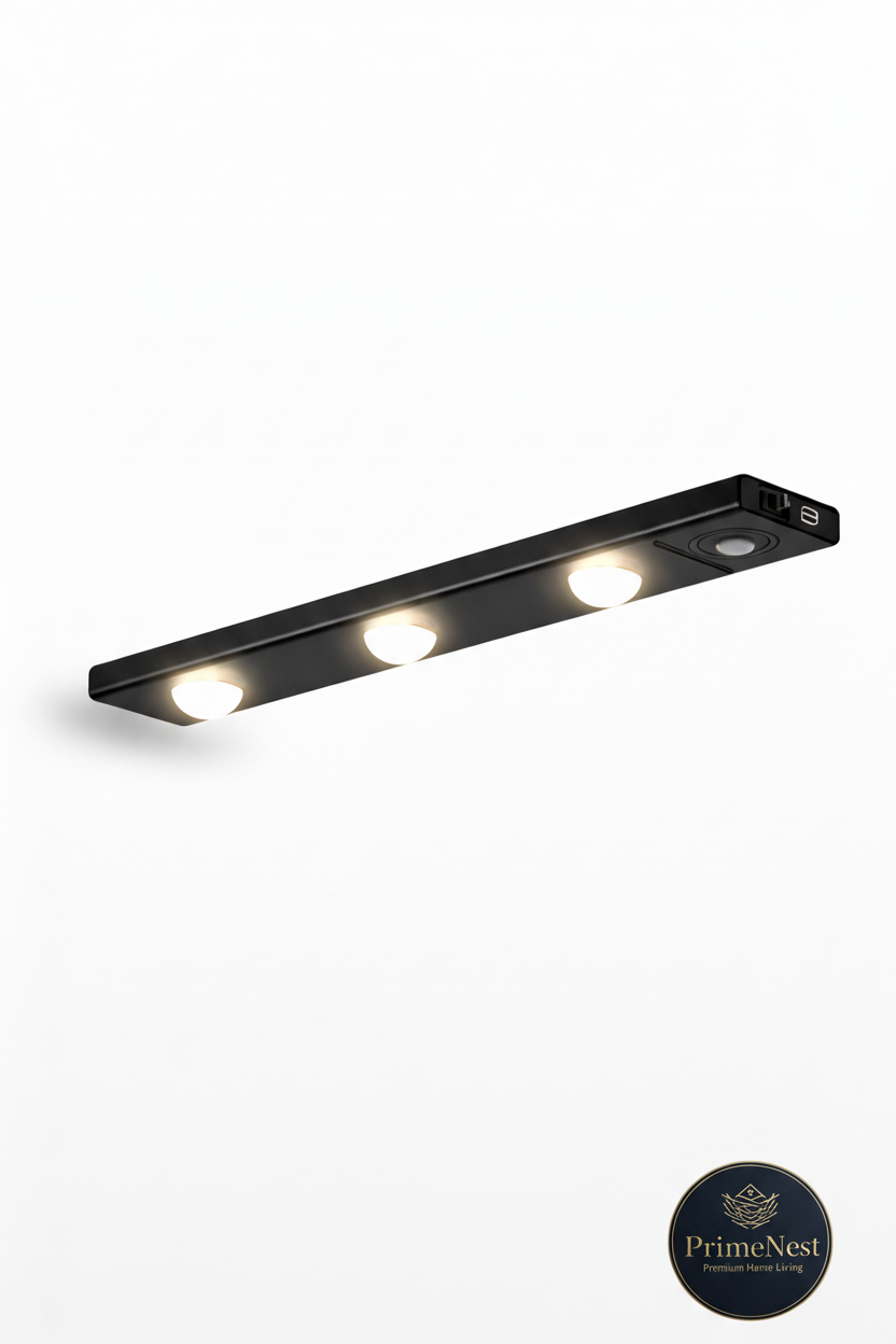 Primenest MotionGlow 40cm LED motion sensor light - Black